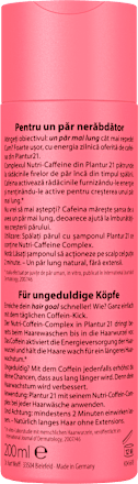 Șampon pentru creșterea părului cu nutri cofeină Plantur 21