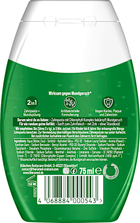 Zahnpasta Gel 2in1 Blattgrün Theramed