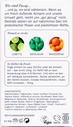 Deostick Set Tropic Tonic + Nachfüllpack Fussy