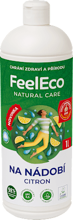 prostředek na nádobí s vůní citronu FeelEco