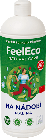 prostředek na nádobí s vůní malin FeelEco