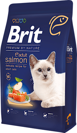 Granuly pre mačky PREMIUM BY NATURE salmon Brit