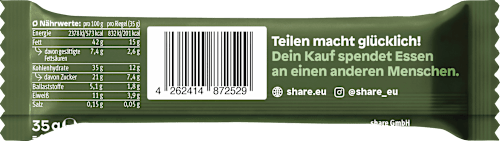 Nussriegel mit Schoko, Haselnuss & Karamell share