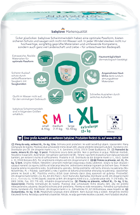 Pelene za plivanje, veličina XL - extralarge (13+ kg) babylove