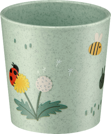 Trinkbecher grün, Gartentiere, ab 6. Monat babylove nature