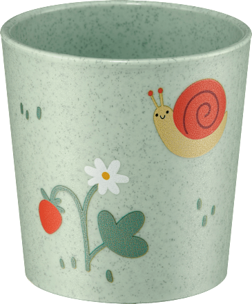 Trinkbecher grün, Gartentiere, ab 6. Monat babylove