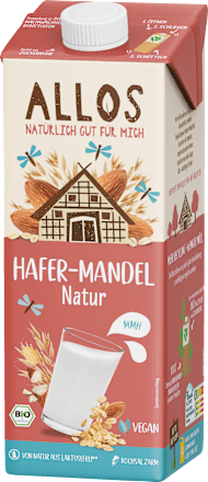 Pflanzendrink, Hafer-Mandel Natur ALLOS