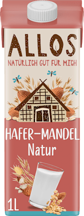Pflanzendrink, Hafer-Mandel Natur ALLOS
