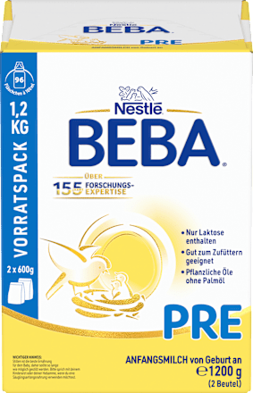 Anfangsmilch Pre von Geburt an Nestlé BEBA