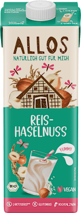 Pflanzendrink, Reis-Haselnuss Natur ALLOS