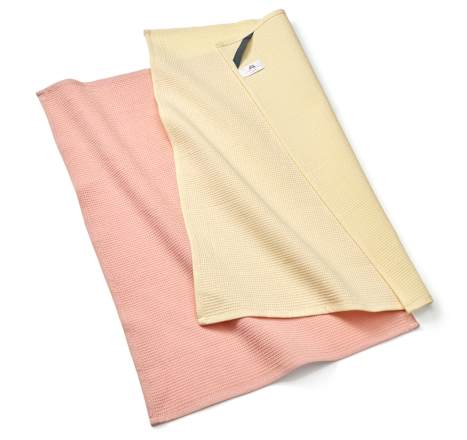 Geschirrtücher 100% Baumwolle lachs/gelb Profissimo
