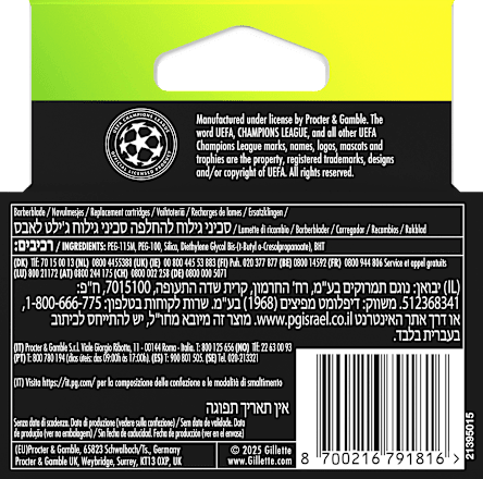 Rasierklingen Labs Gillette