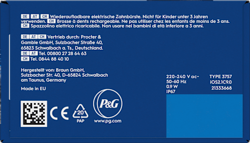Elektrische Zahnbürste Series iO2 grün Oral-B