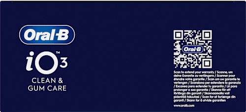 Elektrische Zahnbürste Duo iO3 Matt schwarz & blau Oral-B