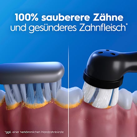Elektrische Zahnbürste Duo iO3 Matt schwarz & blau Oral-B