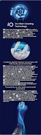 Elektrische Zahnbürste Duo iO3 Matt schwarz & blau Oral-B