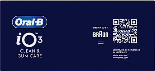Elektrische Zahnbürste Duo iO3 Matt schwarz & blau Oral-B