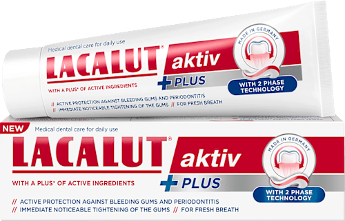 Zobna pasta aktiv +PLUS LACALUT