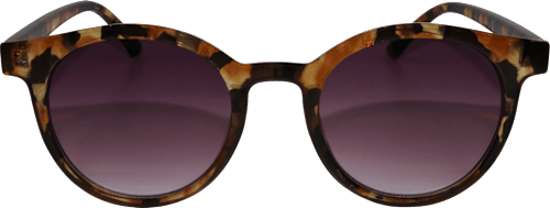 Sonnenbrille Damen Schwarz mit braunem Muster SUNDANCE