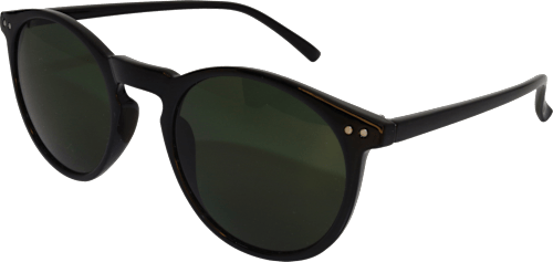Sonnenbrille Unisex schwarz mit grünen Gläsern SUNDANCE