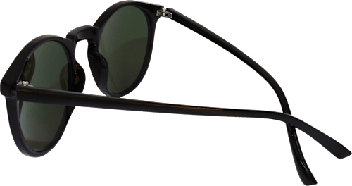 Sonnenbrille Unisex schwarz mit grünen Gläsern SUNDANCE
