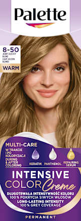 Farba do włosów 8-50 Jasny Złocisty Blond Palette INTENSIVE COLOR CREME