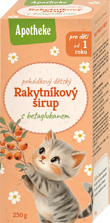 sirup dětský Rakytníkový s betaglukanem Apotheke