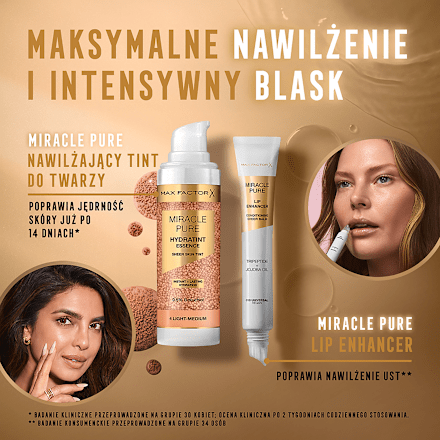Nawilżający tint do twarzy Miracle Pure Hydratint Essence 2 Fair-Light MAX FACTOR