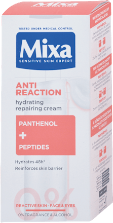Hydratačný pleťový fluid Anti Reaction Panthenol + Peptides Mixa
