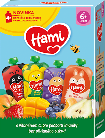 Ovocné kapsičky mix Hami