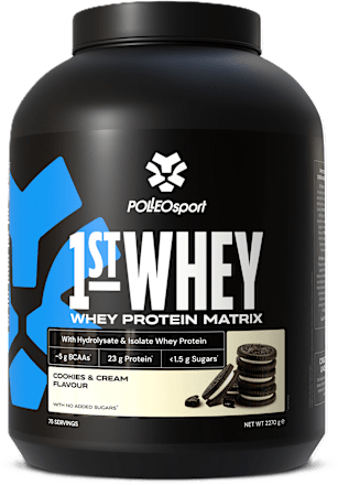 1st Whey proteinski prah – Keks & krema POLLEOsport