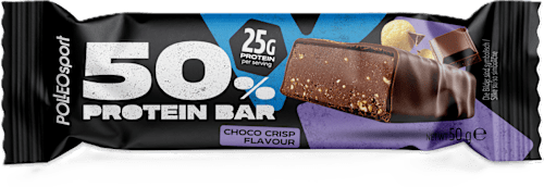 Proteinska pločica 50% – okus čokolade s hrskavim komadićima POLLEOsport