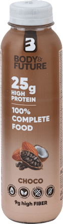 Nutrične kompletné jedlo - nápoj, čokoládová príchuť BODY&FUTURE