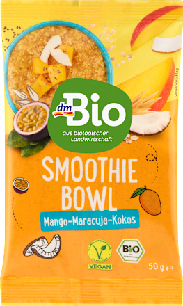 Smoothie bowl mango, cocco e maracuja dmBio