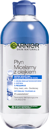 Płyn micelarny z olejkiem, dwufazowy GARNIER