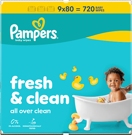Feuchttücher Fresh & Clean Pampers