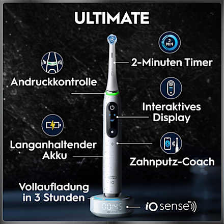 Elektrische Zahnbürste iO Series 10 Stardust White Oral-B