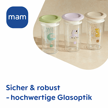 Trinkbecher Easy to Drink grün/beige, 290 ml mam