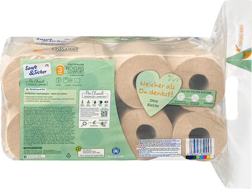 Toaletni papir Pro Climate, 3-slojni, 16 x 220 Sanft&Sicher