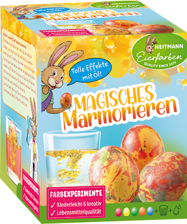 Eierfarben Magisches Marmorieren HEITMANN Eierfarben