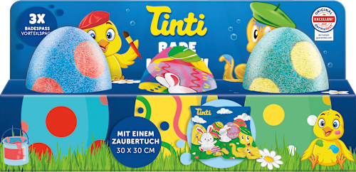 Geschenkset Kinder Badezusätze Bade Malerei 3tlg Tinti