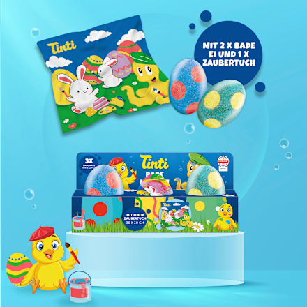 Geschenkset Kinder Badezusätze Bade Malerei 3tlg Tinti