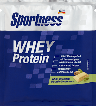 Protein sirutke u prahu – okus bijela čokolada i pistacija Sportness