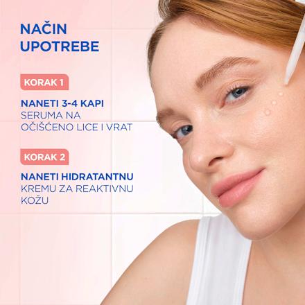 ANTI REACTION milky serum za lice PANTHENOL + BISABLOL Mixa