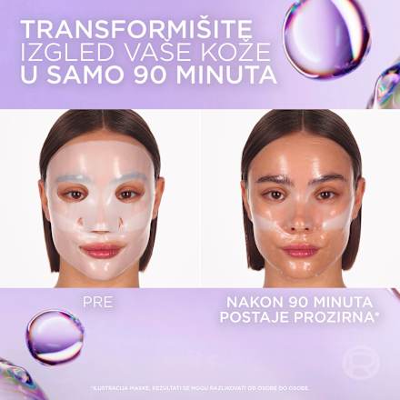 Glass skin maska za lice L'ORÉAL PARiS REVITALIFT