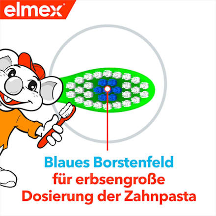 Zahnbürste Kinder 2 bis 6 Jahre weich sortiert elmex