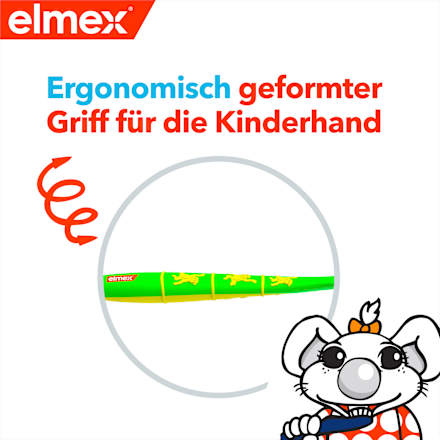 Zahnbürste Kinder 2 bis 6 Jahre weich sortiert elmex