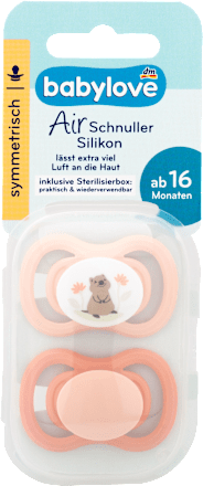 Symetrický silikónový cumlík Air - veľ. 3, 16+ mesiacov babylove