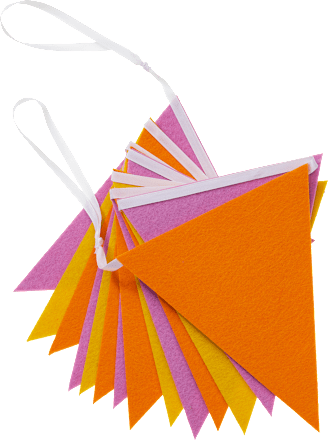 Filzgirlande Wimpel (220 cm)  BOLTZE