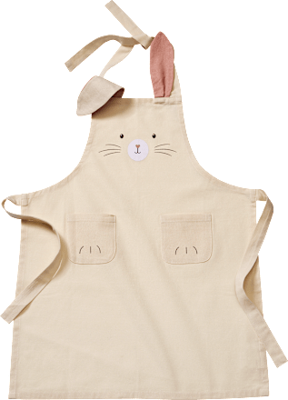 Kinderschürze, Hase, creme-rosa Vito & Joe